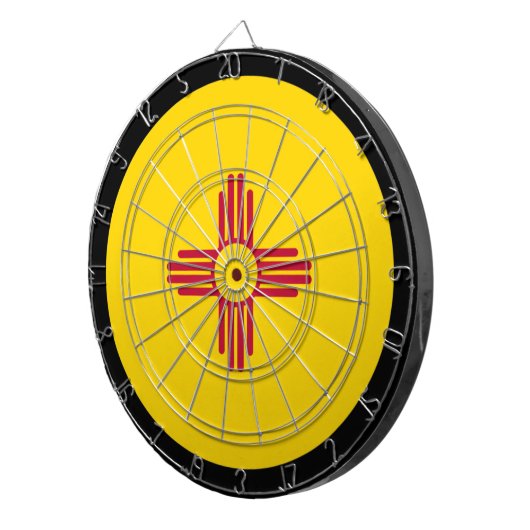 Nieuw Mexicaans vlagdartboard en nieuw Mexico/game Dartbord (Voorkant Rechts)