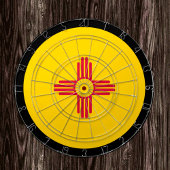 Nieuw Mexicaans vlagdartboard en nieuw Mexico/game Dartbord