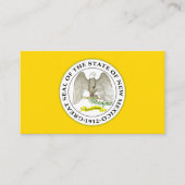Nieuw Mexicaans zegel, zegel van New Mexico Visitekaartje (Voorkant)