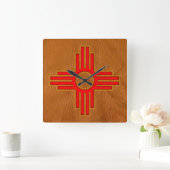 Nieuw Mexico: 10,75 inch Vierkante Klok (Huis)