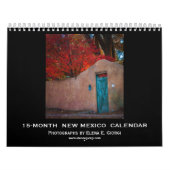 Nieuw Mexico 2018-2019 15-maands kalender (Hoes)