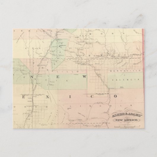 Nieuw Mexico 2 Briefkaart (Voorkant)