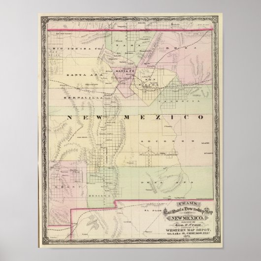 Nieuw Mexico 2 Poster (Voorkant)
