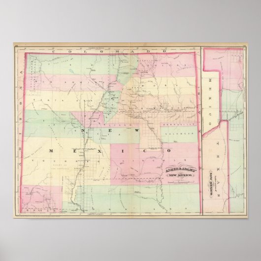 Nieuw Mexico 2 Poster (Voorkant)