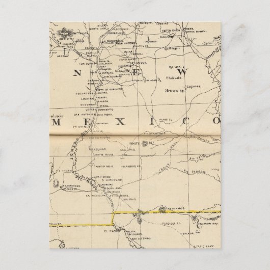 Nieuw-Mexico 3 Briefkaart (Voorkant)