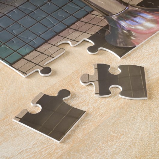 Nieuw Mexico, Albuquerque. De 66 Diner samen Legpuzzel (Zijkant)