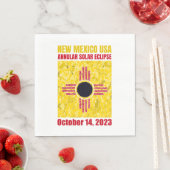 Nieuw Mexico Annular Eclipse Napkin Servet (Insitu)