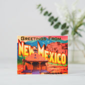 Nieuw-Mexico ansichtkaart Briefkaart (Staand voorkant)