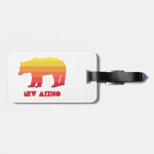 Nieuw Mexico-Beer Bagagelabel (Achterkant horizontaal)