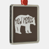 Nieuw Mexico-Beer Metalen Ornament (Rechts)
