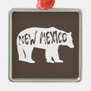 Nieuw Mexico-Beer Metalen Ornament