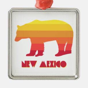 Nieuw Mexico-Beer Metalen Ornament