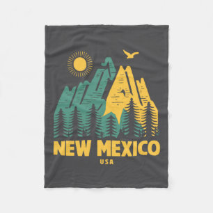 Nieuw-Mexico Bergen Usa Wandelen Buiten Vintage Fleece Deken