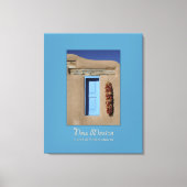 Nieuw Mexico Blue Window Wrapped Canvas (Voorkant)