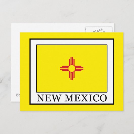 Nieuw Mexico Briefkaart (Voorkant / Achterkant)