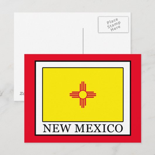 Nieuw Mexico Briefkaart (Voorkant / Achterkant)
