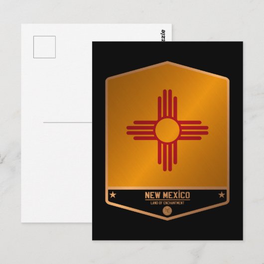 Nieuw Mexico Briefkaart (Voorkant / Achterkant)