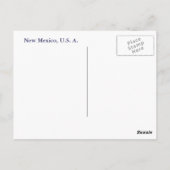 Nieuw Mexico Briefkaart (Achterkant)