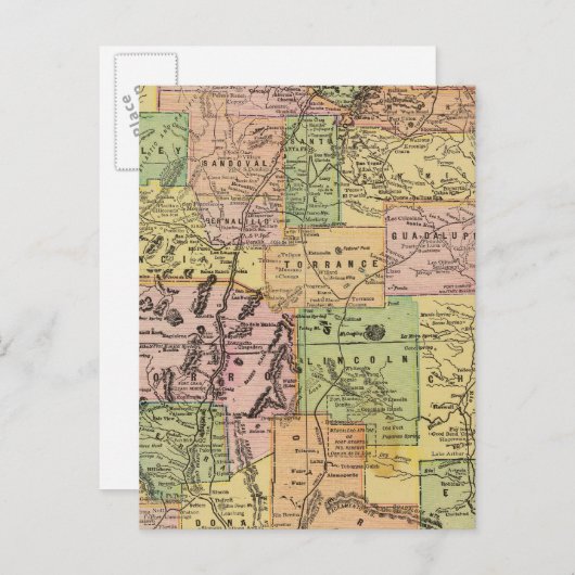 Nieuw Mexico Briefkaart (Voorkant / Achterkant)