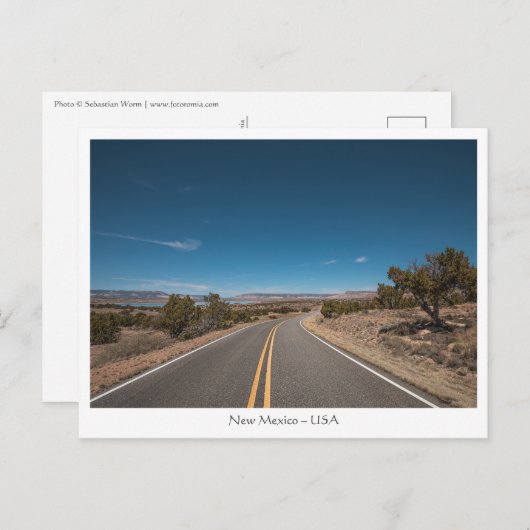 Nieuw Mexico Briefkaart (Voorkant / Achterkant)