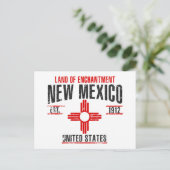 Nieuw Mexico Briefkaart (Staand voorkant)