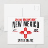 Nieuw Mexico Briefkaart (Voorkant / Achterkant)