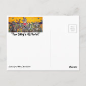 Nieuw Mexico-Briefkaart met woestijn - zuidwesteli Briefkaart (Achterkant)