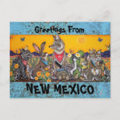 Nieuw Mexico-Briefkaart met woestijn - zuidwesteli Briefkaart (Voorkant)