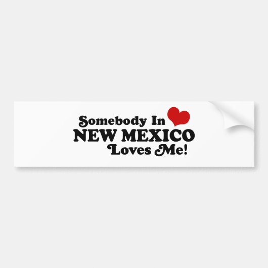 Nieuw Mexico Bumpersticker (Voorkant)