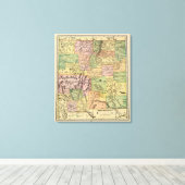 Nieuw Mexico Canvas Afdruk (Insitu (Houten vloer))