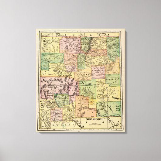 Nieuw Mexico Canvas Afdruk (Voorkant)