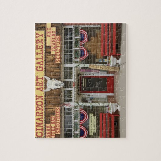 Nieuw Mexico, Cimarron. Cimarron art gallery, New Legpuzzel (Verticaal)