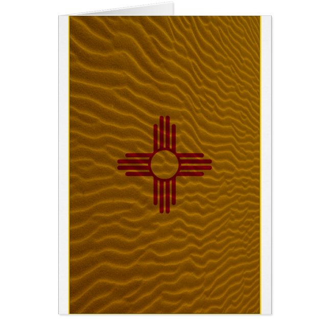Nieuw Mexico Flag Dessert Sand (Voorkant)