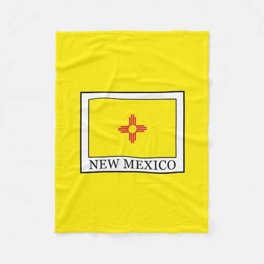 Nieuw Mexico Fleece Deken (Voorkant)