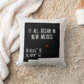 Nieuw-Mexico GPS-coördinaten Kussen (Deken)