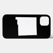 Nieuw Mexico in wit en zwart Case-Mate iPhone Case (Achterkant (horizontaal))