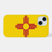 Nieuw Mexico iPhone 15 Case (Achterkant horizontaal)