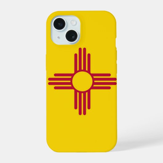 Nieuw Mexico iPhone 15 Case (Achterkant)
