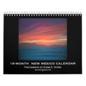 Nieuw-Mexico kalender voor 15 maanden, 2019-2020 (Hoes)