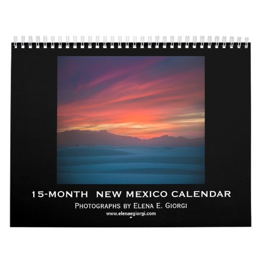 Nieuw-Mexico kalender voor 15 maanden, 2019-2020 (Hoes)