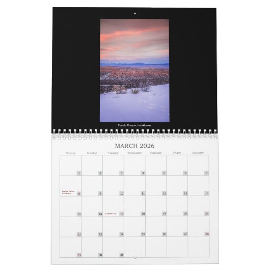 Nieuw-Mexico kalender voor 15 maanden, 2019-2020 (Mar 2026)