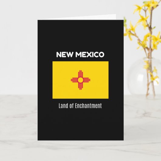Nieuw-Mexico, land van aankomst Kaart (Gele Bloem)