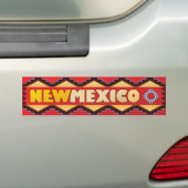Nieuw-Mexico - Land van bestemming Bumpersticker (Op auto)