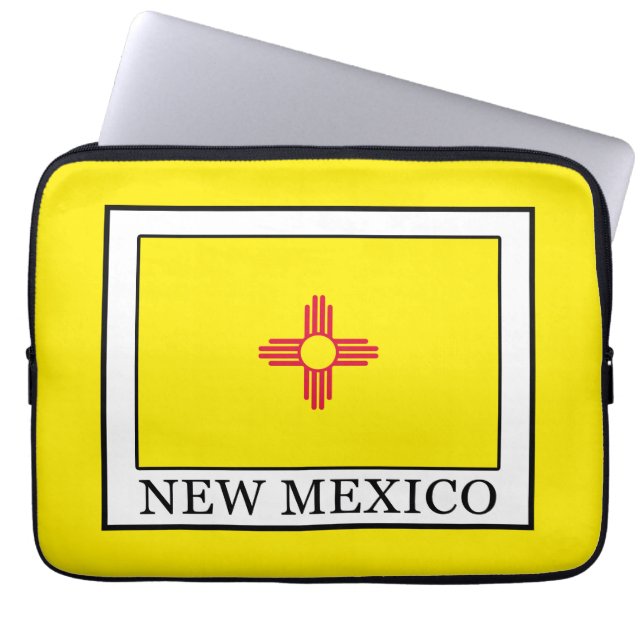 Nieuw Mexico Laptop Sleeve (Voorkant)