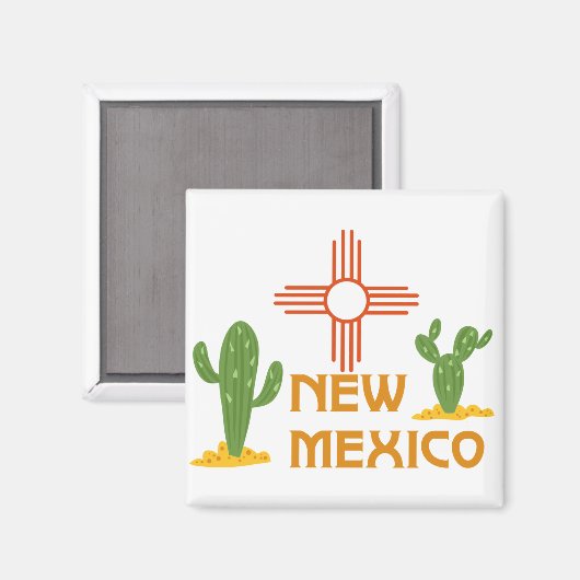 Nieuw Mexico Magneet (Voorkant / Achterkant)