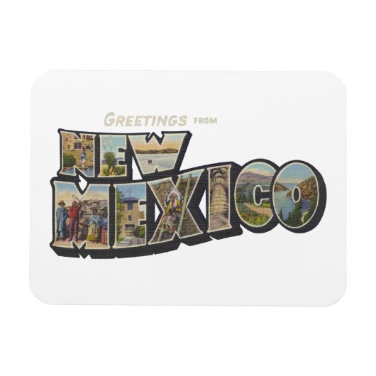 Nieuw Mexico Magneet (Horizontaal)