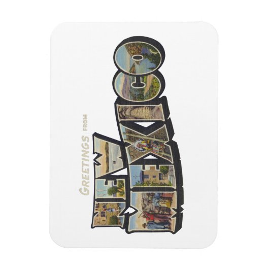 Nieuw Mexico Magneet (Verticaal)