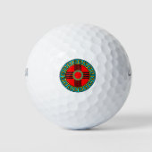 Nieuw Mexico Native American Zia Symbol Golfballen (Voorkant)