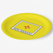 Nieuw Mexico Papieren Bordje (Gekanteld)