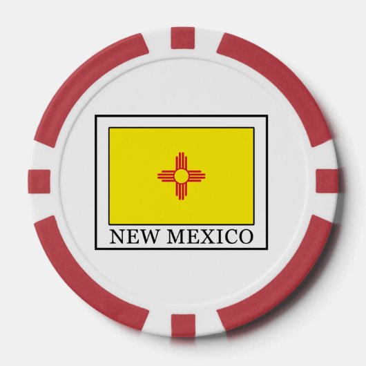Nieuw Mexico Pokerchips (Voorkant)